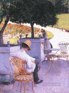 Gustave Caillebotte Painting - Los naranjos Gustave Caillebotte